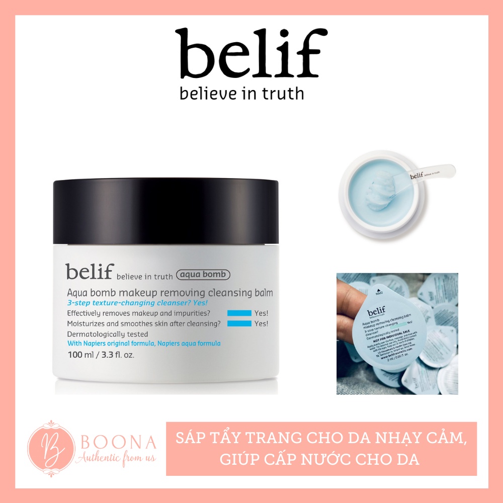 Belif | Sáp tẩy trang Aqua Bomb makeup removing Cleansing Balm