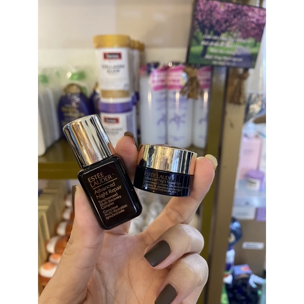 Set estee Lauder mini 2 món (serum và kem mắt)