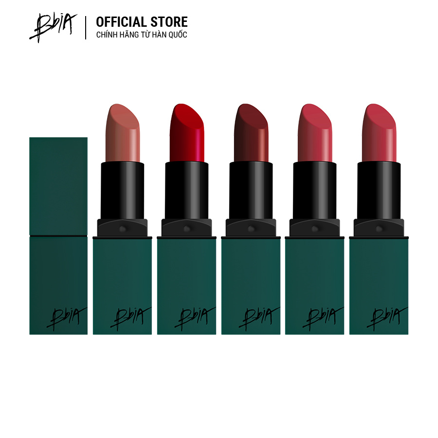 Full set 5 thỏi son BBia Last Lipstick Version 2 18g/màu - Bbia Official Store