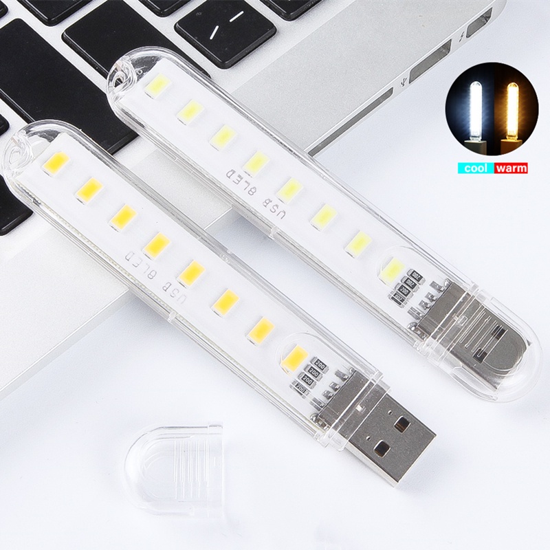 Đèn led 8 bóng cổng USB tiết kiệm năng lượng
