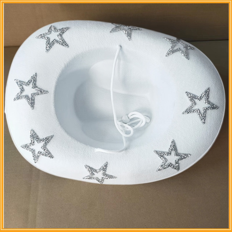 Mũ Cao Bồi Đính Đá Lấp Lánh Cho Nữ