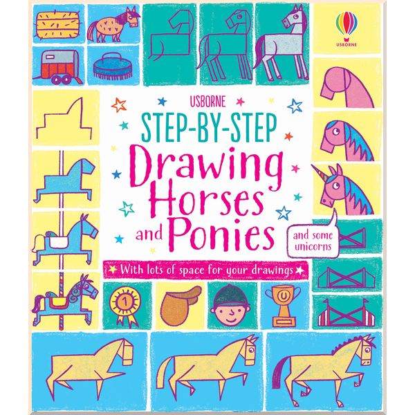 Sách Usborne học vẽ Usborne Beginners Horses and Ponies
