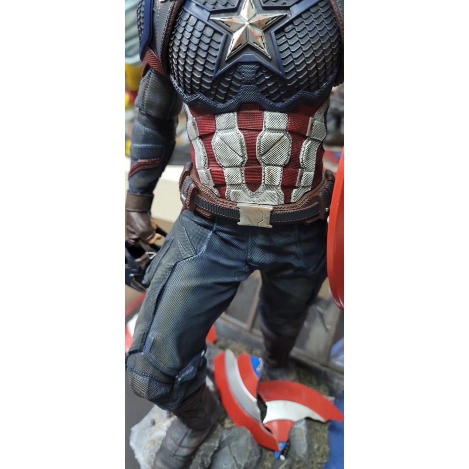 Mô hình Recast - Captain American tỷ lệ 1/4 Deluxe Iron đồ chơi trưng bày cao cấp vip