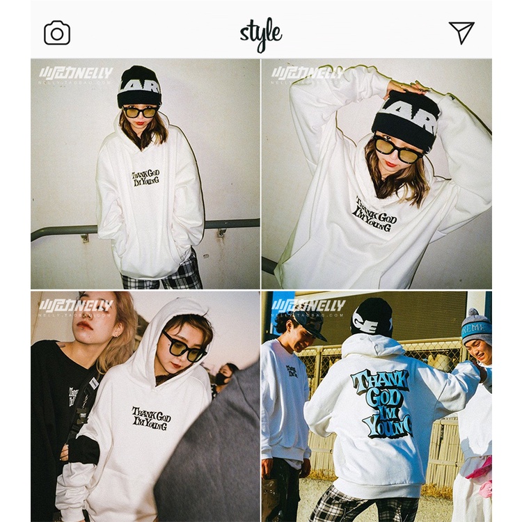 [SẴN] Hàng mới về - Áo nỉ hoodie Nelly lót lông unisex mã 010 | BigBuy360 - bigbuy360.vn