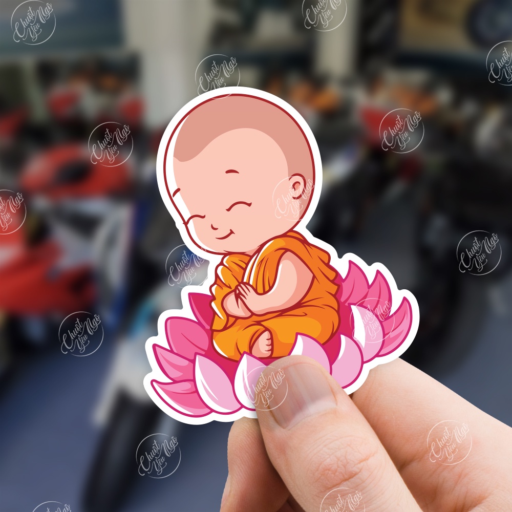 Bộ sticker 15 CHÚ TIỂU dễ thương hình dán trang trí điện thoại laptop nón bảo hiểm chất liệu chống thấm nước