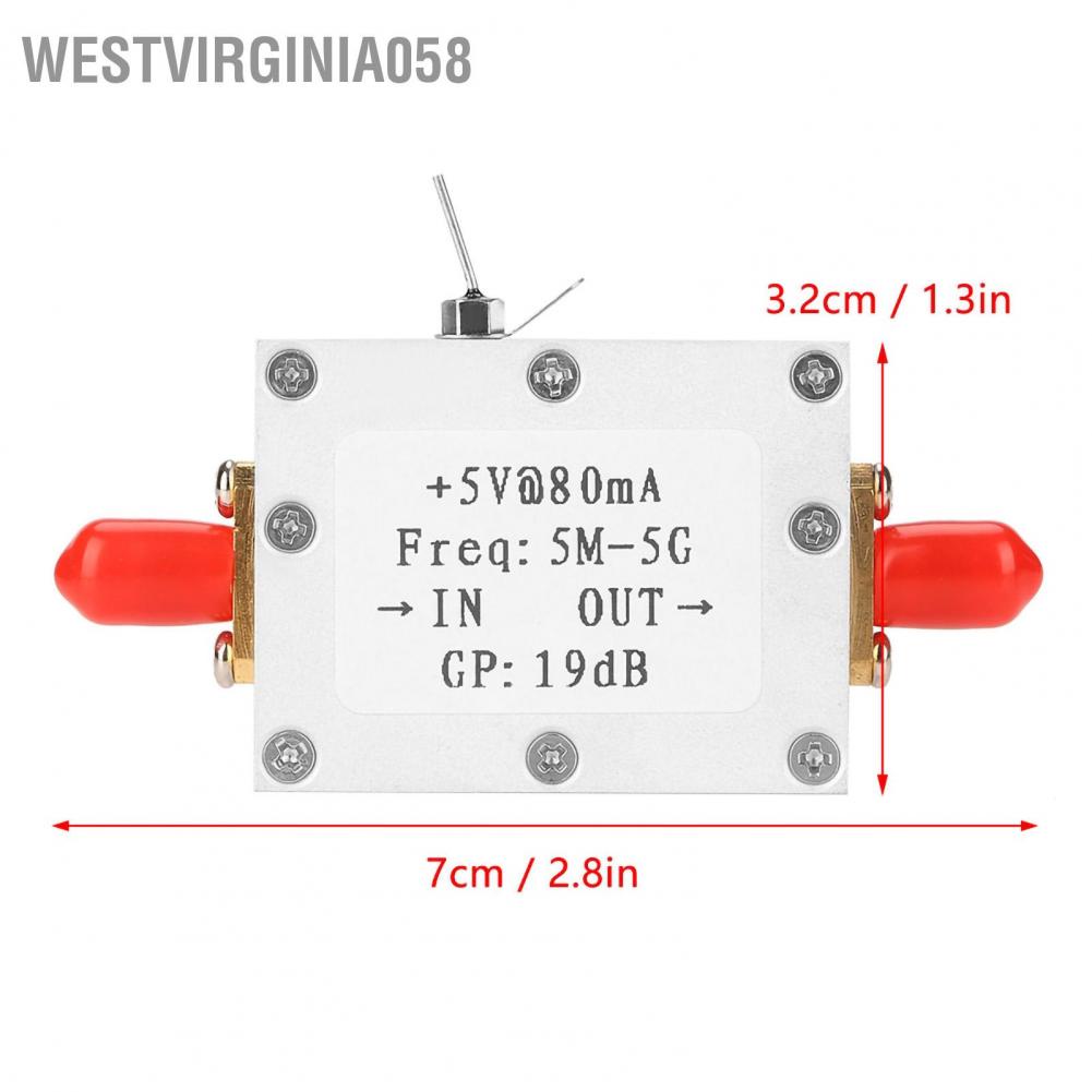 Có thể bán buôn Khuếch đại tín hiệu RF băng rộng 5M-5GHz Tăng Khuếch đại băng thông rộng 19dB @ 2G Hàng giao ngayWestvirginia058