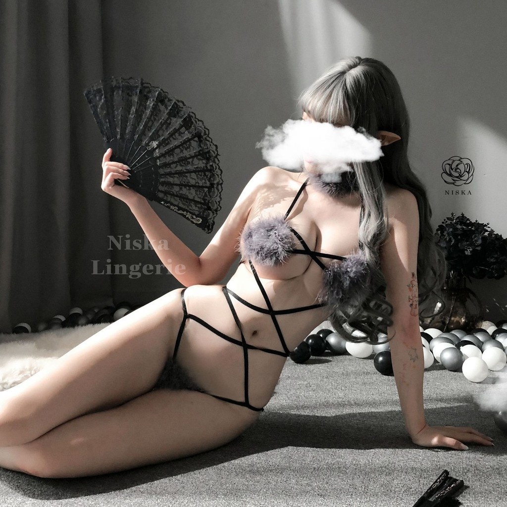 Bộ cosplay mèo bông sexy - Mã C245 | BigBuy360 - bigbuy360.vn