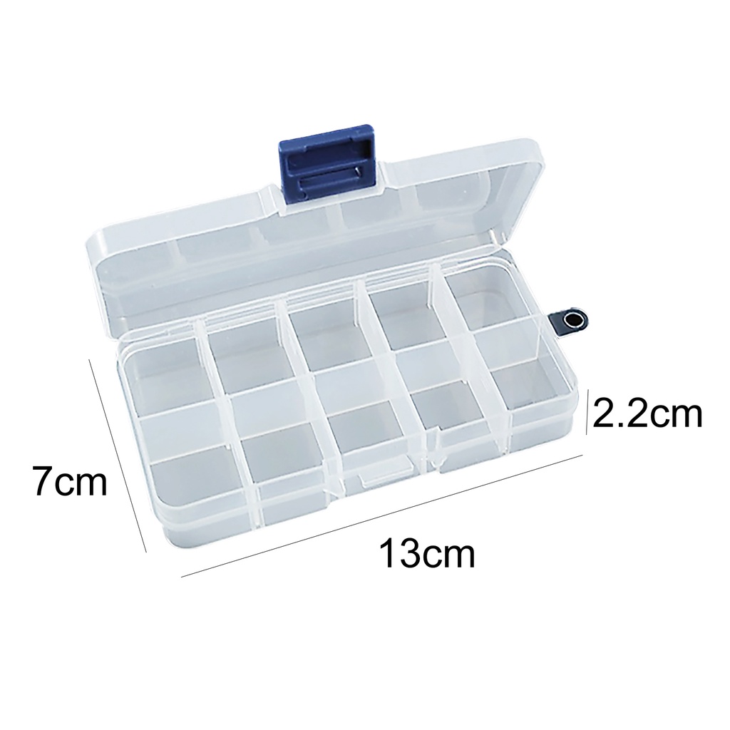 Hộp Nhựa Trong Suốt Đựng Trang Trí Móng Tay