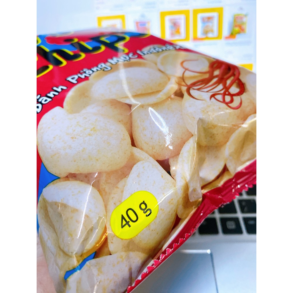 Bánh Snack phồng mực Indonexia 40g