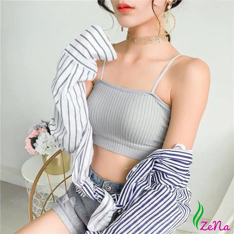 Áo Bra Thun Tăm 2 Dây mã 809 ZENA035 | BigBuy360 - bigbuy360.vn