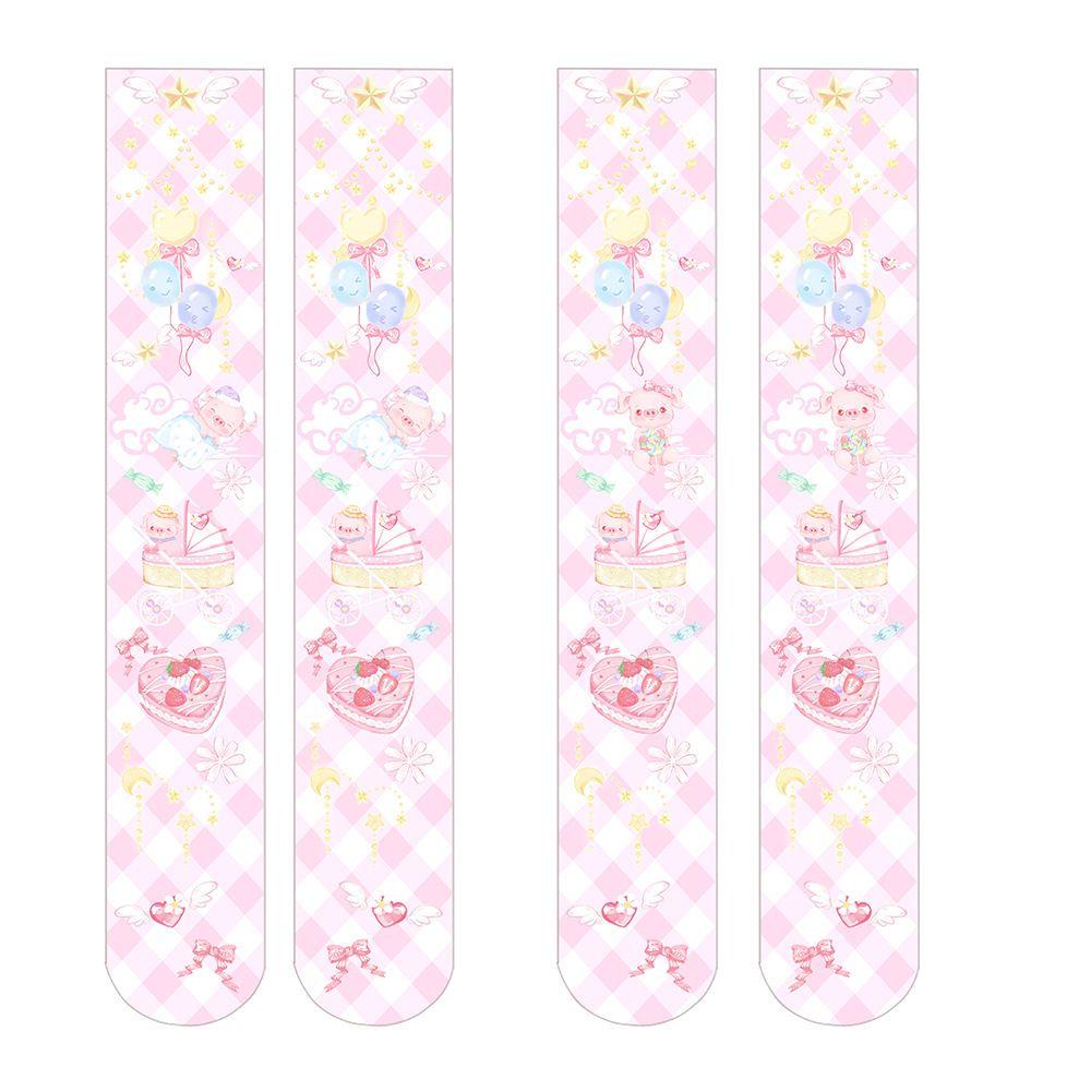 IVORY Tất Đùi Hóa Trang Lolita Gợi Cảm