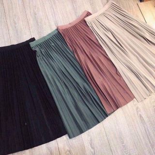 Chân váy dập li