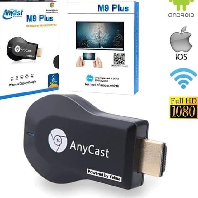 Thiết Bị Truyền Tín Hiệu Không Dây Km0 Anycast M9 Plus 1080p Wifi Hdmi 100% Chính Hãng