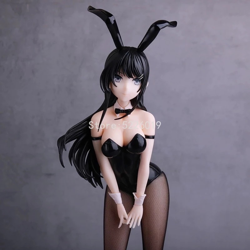 Mô Hình Nhân Vật Senpai Sakurajima Mai Ngồi Ghế Anime Gợi Cảm 20cm