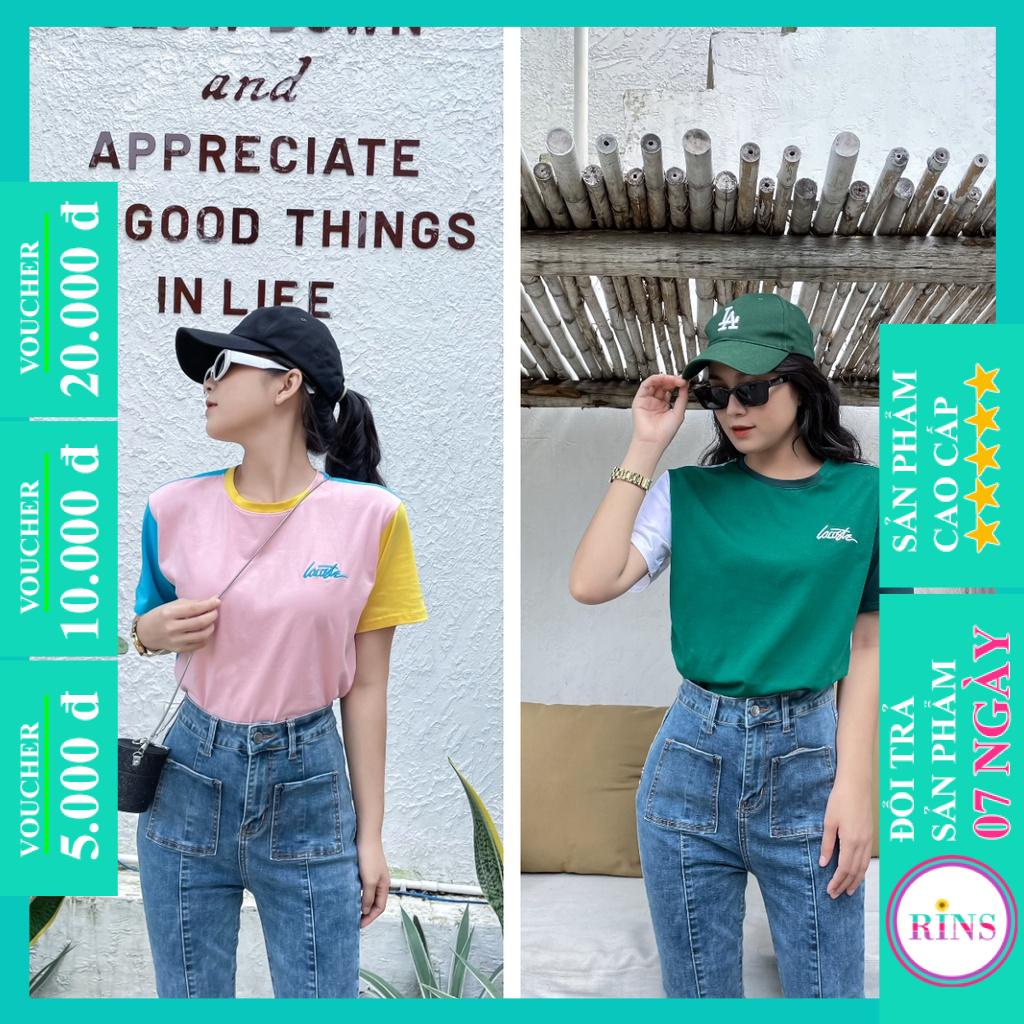 ÁO THUN LACOSTE VNXK HỌA TIẾT PHỐI MÀU - COTTON 100% 4C FORM CHÂU ÂU