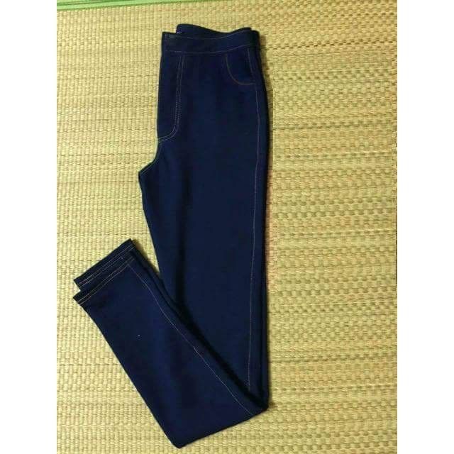 Quần jean 2 da giả bò [2 màu đen và xanh than] | BigBuy360 - bigbuy360.vn