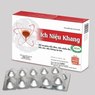 Ích Niệu Khang hộp 20 viên – sản phẩm thảo dược hỗ trợ giảm Tiểu đêm, Tiểu nhiều lần, Tiểu són, Tiểu không tự chủ