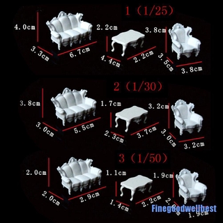 Set 4 Mô Hình Bàn Ghế Mini Trang Trí Nhà Búp Bê