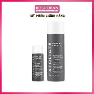 Dung Dịch Tẩy Tế Bào Chết Hóa Học Paula's Choice Skin Perfecting 2% BHA Liquid Exfoliant