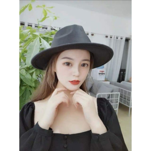 [HÌNH THẬT, CÓ VIDEO] Nón Fedora Nỉ Hàng Quảng Châu