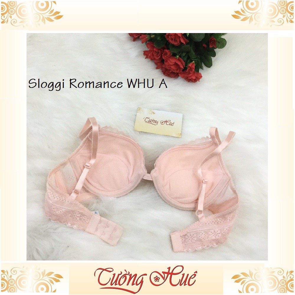 SALE SALE SALE - Áo lót nữ Triumph Sloggi Romance WHU A áo ngực ren thêu xẻ V sâu.