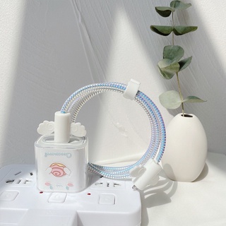 Set bọc dây sạc 4 món dễ thương nhiều mẫu sạc 18/20W | candylab.official