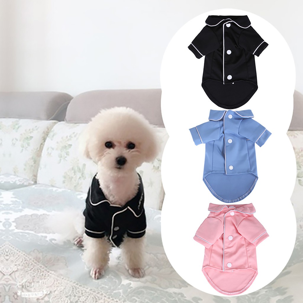Bộ đồ ngủ mềm thoáng khí giữ ấm mùa đông dành cho chó mèo