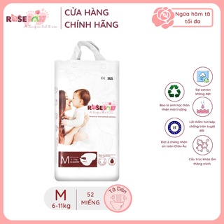 Thùng Bỉm Dán ROSE BABY Size M (156 miếng)