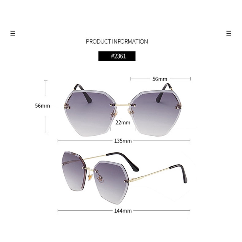 Kính mát đính đá phong cách cổ điển thời trang cho nữ