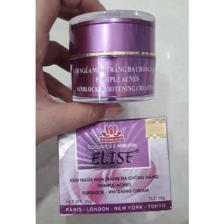 kem elise mụn  trắng da chống nắng  15g.