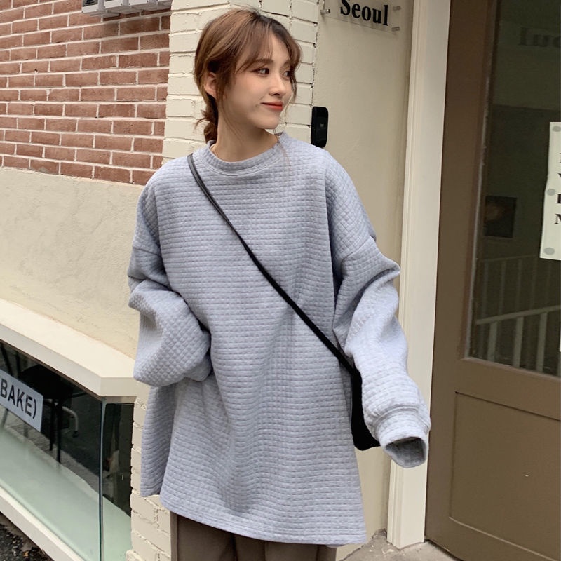 Áo sweater tay dài màu sắc đơn giản 0314 | BigBuy360 - bigbuy360.vn