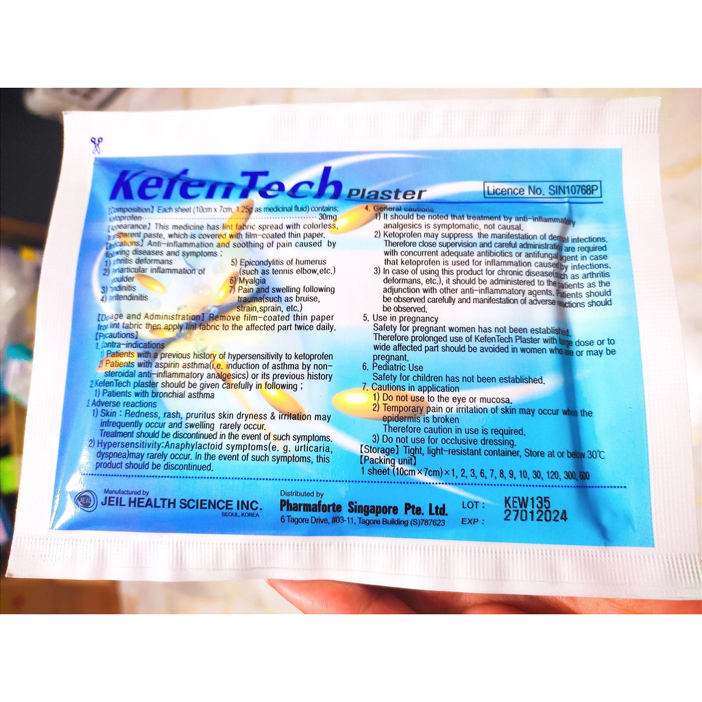 Combo 2 gói cao dán KefenTech