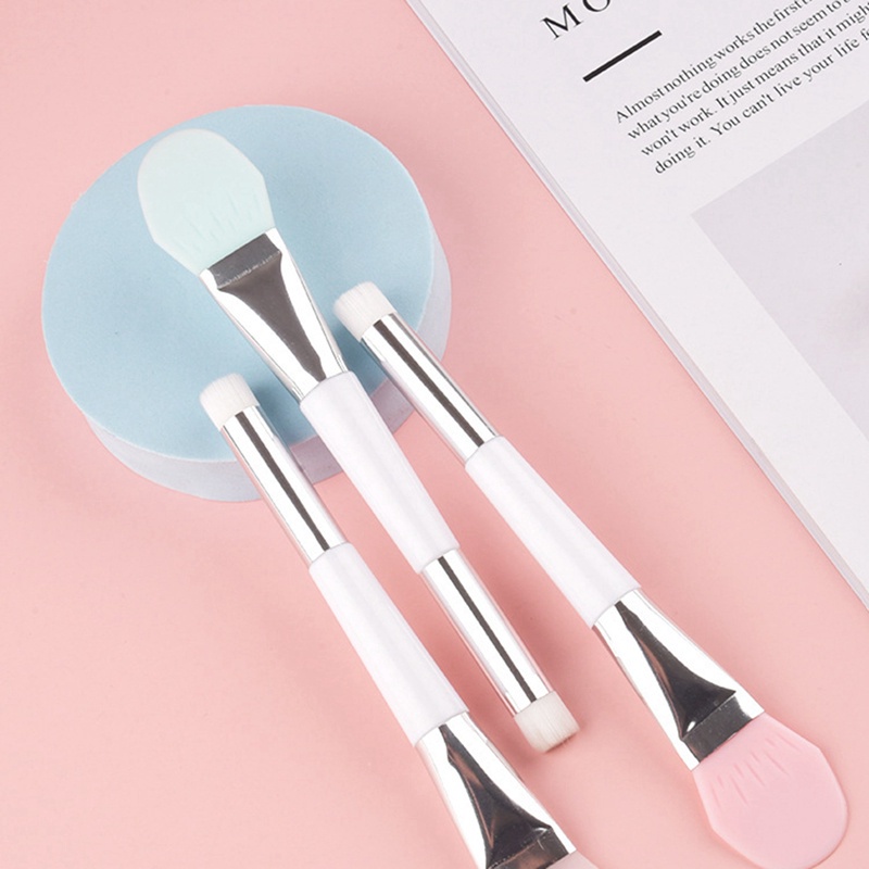 [Hàng mới về] Cọ Phết Mặt Nạ Bùn Thiết Kế Hai Đầu Với Lông Cọ Mềm