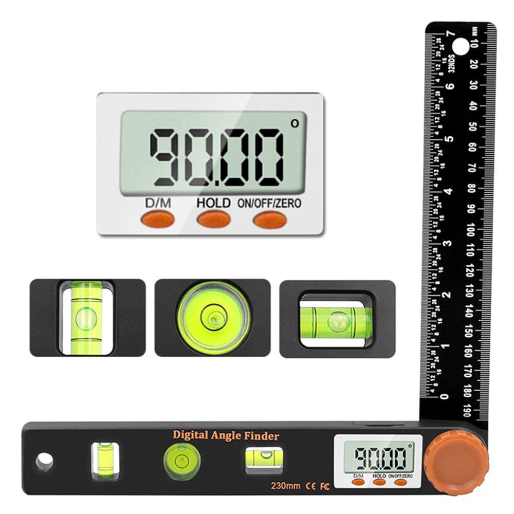 LONTIME Thước Đo Góc Kỹ Thuật Số 4 Trong 1