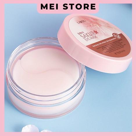 Mặt Nạ Mắt LAIKOU Hoa Anh Đào Giảm Quầng Thâm và Bọng Mắt Hộp 100 Miếng