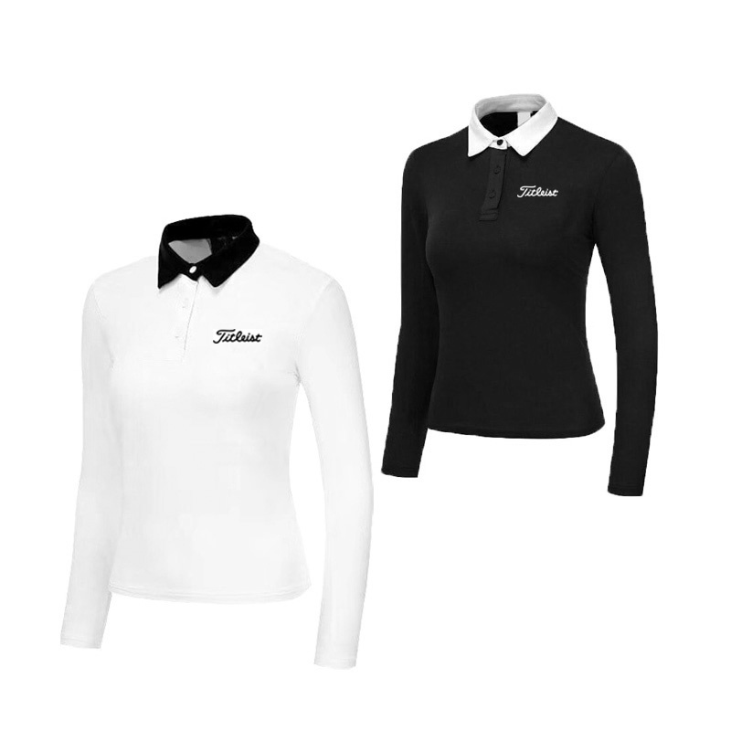 Titleis Áo Thun Đánh GOLF Dài Tay Ôm Dáng Thoáng Khí Nhanh Khô Có Thể Tùy Chỉnh Cho Nữ Wrixj