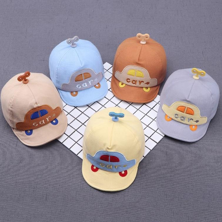 Mũ lưỡi trai họa tiết hoạt hình dễ thương phong cách Hàn Quốc cho bé