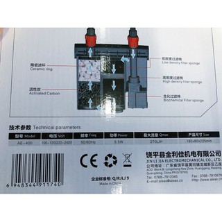MÁY BƠM LỌC THÙNG JENECA AE400