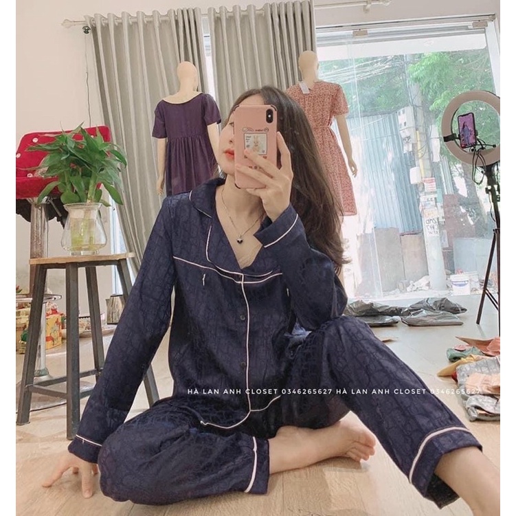 Bộ Bầu pijam ,Chất lụa siêu mềm mịn,thấm hút mồ hôi,có khoá cho con bú ,mặc bầu và sau sinh ,ảnh thật shop chụp