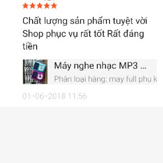 Máy nghe nhạc mp3 nút táo cao cấp