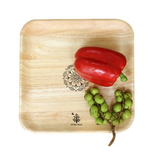 ĐĨA GỖ VUÔNG NHỎ ĐỨC THÀNH 21141
