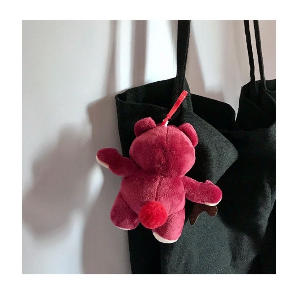 Móc Khóa Hình Trái Dâu Nhồi Bông Dễ Thương