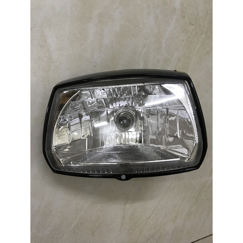 Pha đèn super Dream + vòng nhựa đuôi bóng không ố vàng