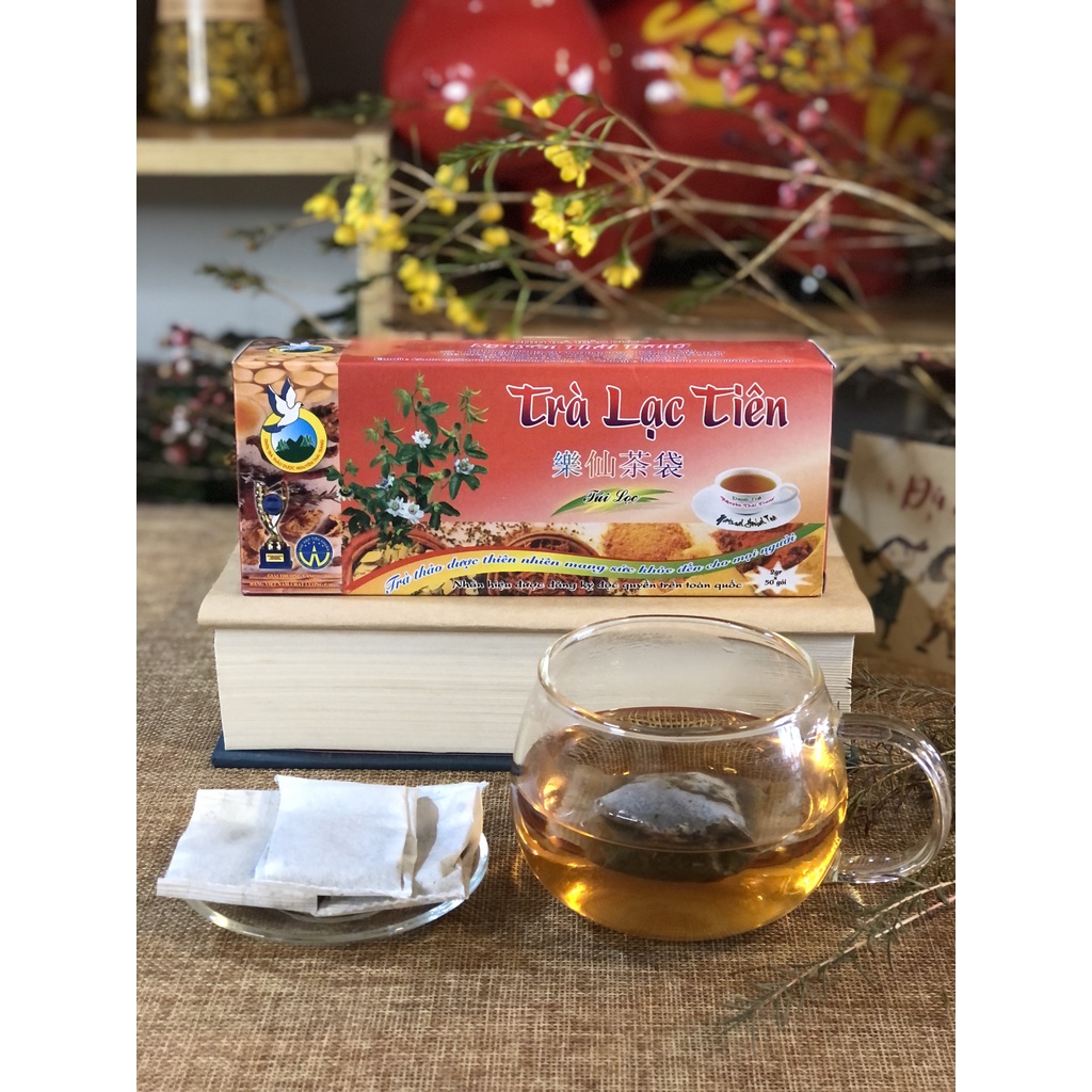 Trà Lạc Tiên - Cải Thiện Giấc Ngủ (Hộp 50 Túi Lọc X 2g)- Nguyên Thái Trang – Thảo Dược Thiên Nhiên