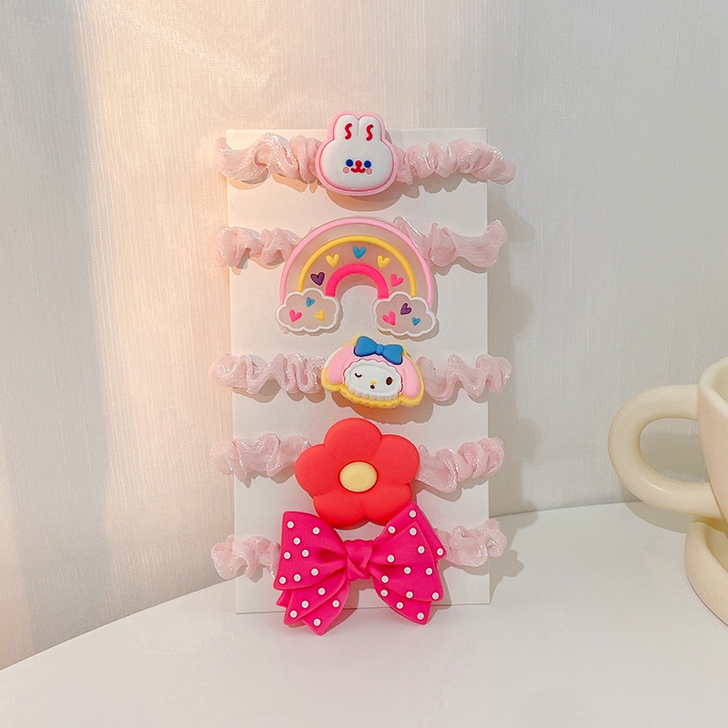 Dây Buộc Tóc Cao Su Dễ Thương Thời Trang Hàn Quốc Không Bị Đau