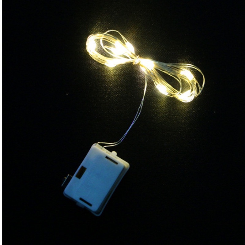Dây đèn led 2m trang trí khinh khí cầu đa năng tiện dụng