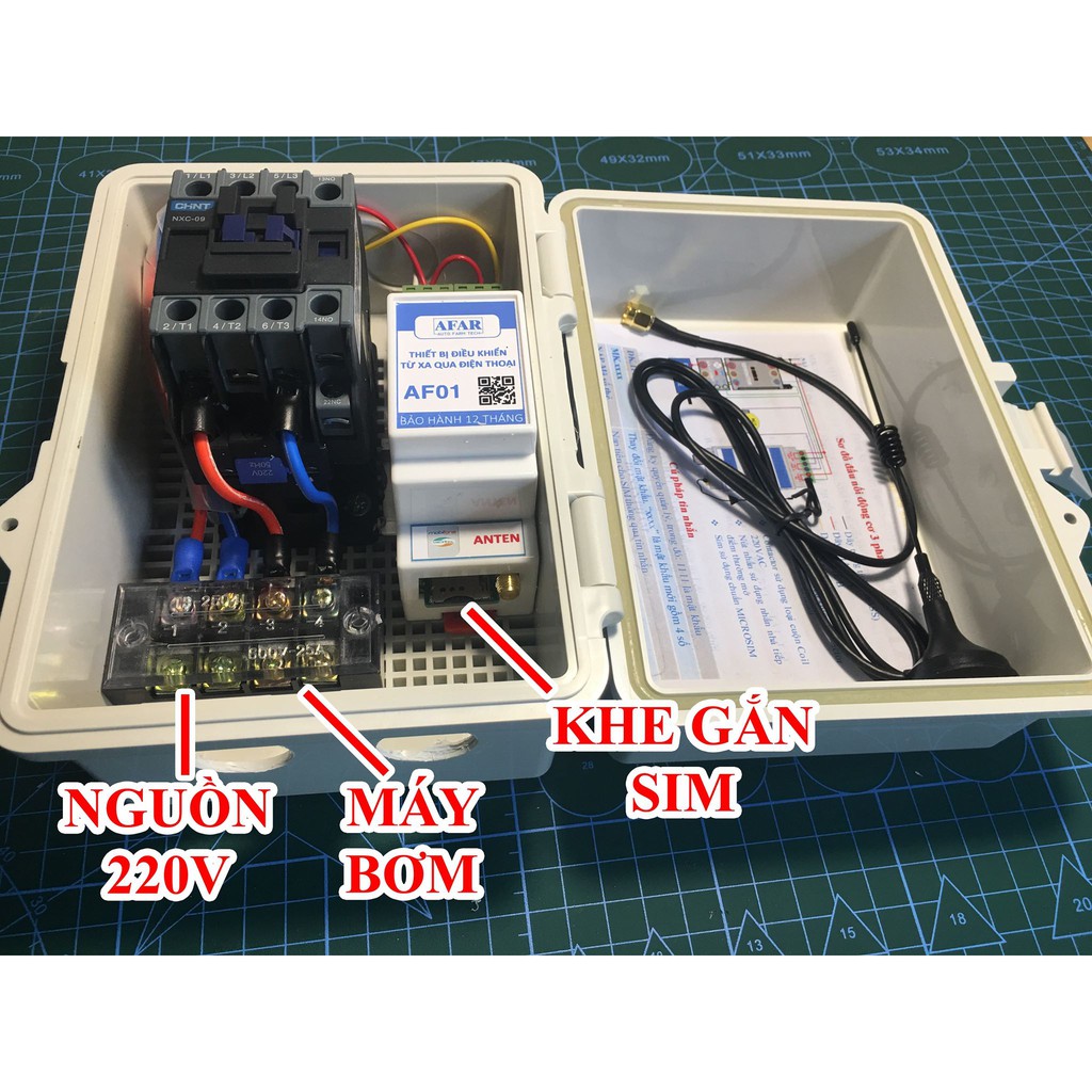 Tủ điều khiển thiết bị điện bằng điện thoại AF01