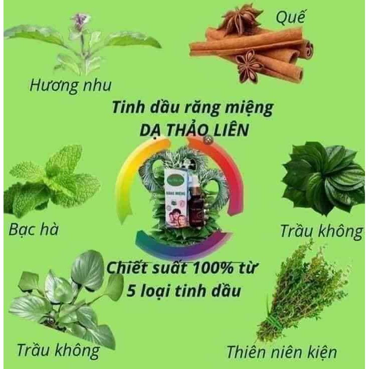 Tinh dầu răng miệng sâu răng hôi miệng Dạ Thảo Liên