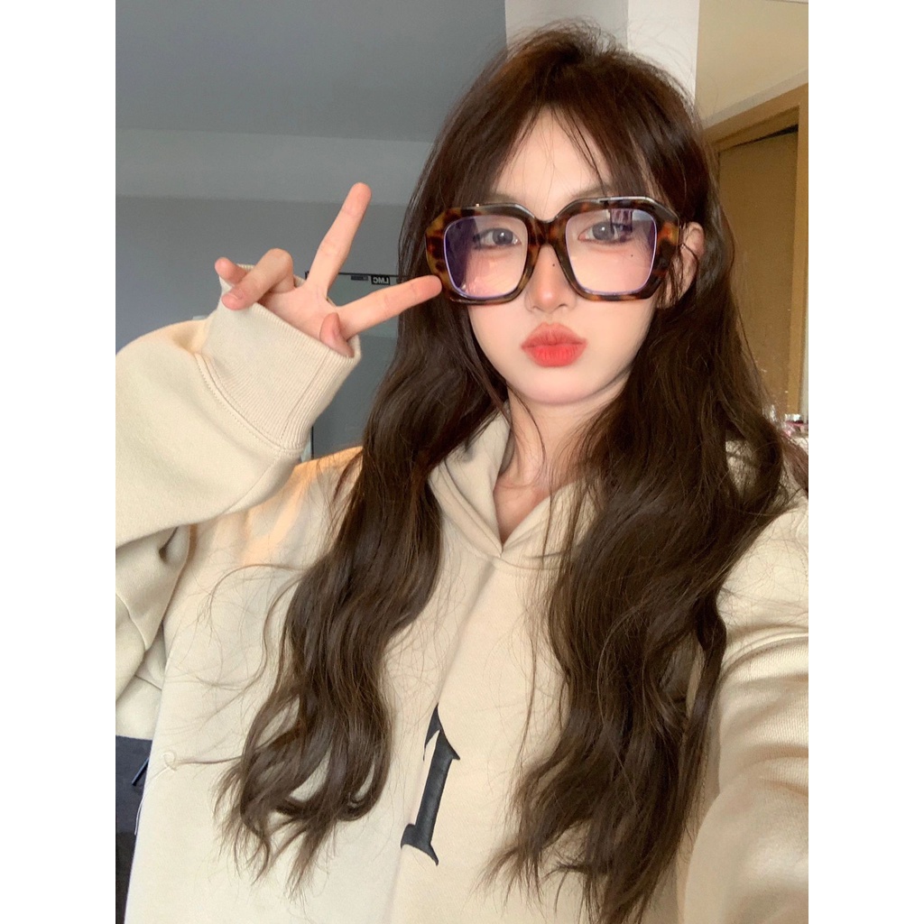 Áo Hoodie Dài Tay Dáng Rộng Thời Trang Mùa Đông Phong Cách Retro Mỹ Dành Cho Nữ