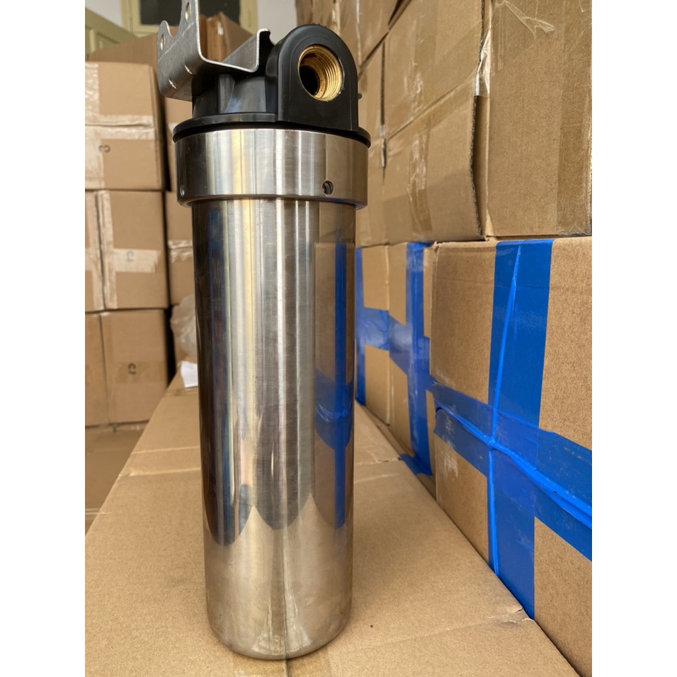 Cốc lọc nước inox 304 hàng nhập khẩu 10inch zen đồng xịn